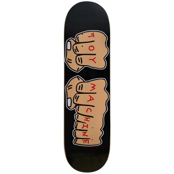 Toy Machine Fists Skateboard Deck - 8.25" - Skatewarehouse.co.uk
