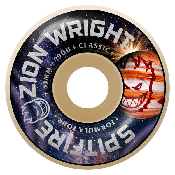 Spitfire Zion Cosmic F4 99 Classic  (Natural) Skateboard Wheels