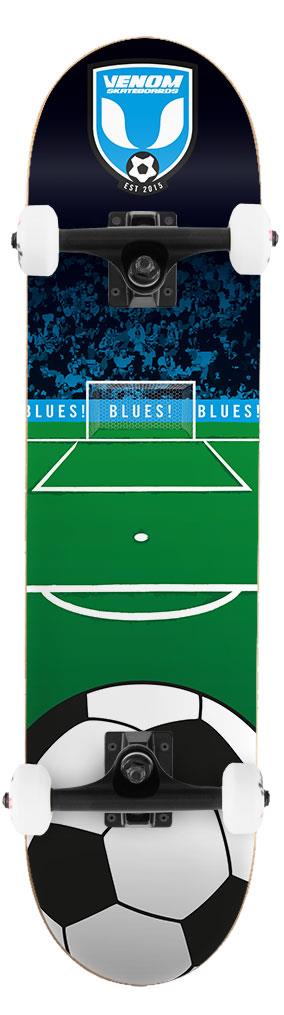 Venom My First Skateboard Kids Complete - Football Blues - 7.25" **PRE ORDER** - Skatewarehouse.co.uk