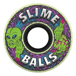 Slime Balls Skateboard Wheels Alien OG Slime GITD 78a -