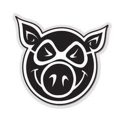 Pig Wheels 5.5" 'Pig Head' Sticker Pack (25 Pack)