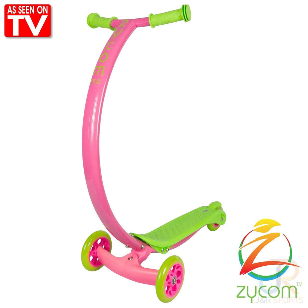 Zycom C100 Cruz - Pink / Lime Complete Scooter - Skatewarehouse.co.uk