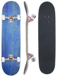 Venom Custom Complete Skateboard  - Blue/Raw - 7.75" - Skatewarehouse.co.uk