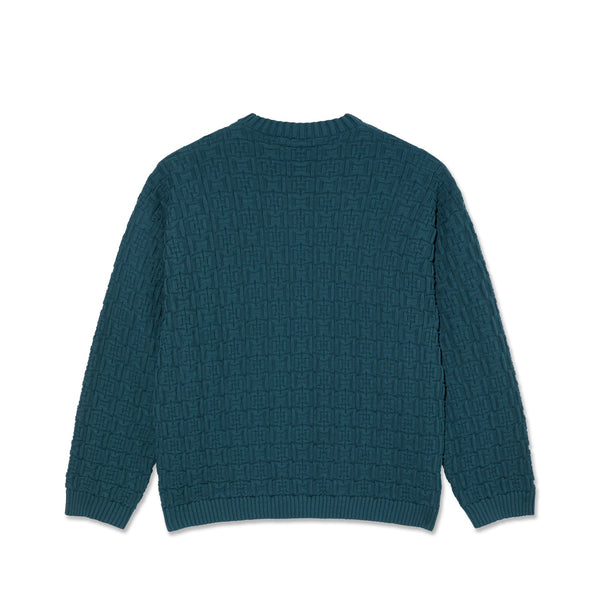 Polar Skate Co Alex Sweater (Petrol Blue) - 1