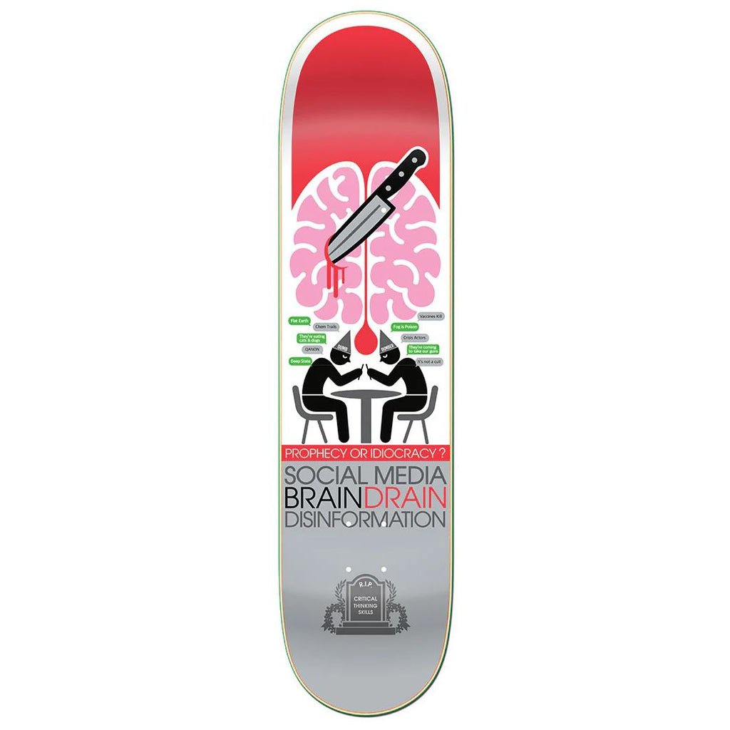 StrangeLove 'Brain Drain' x (WB: ) Artwork by Don Pendleton Skateboard Deck - 7.75" - Skatewarehouse.co.uk