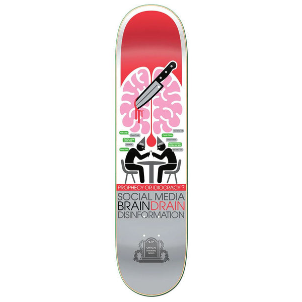 StrangeLove 'Brain Drain' x (WB: ) Artwork by Don Pendleton Skateboard Deck - 7.75