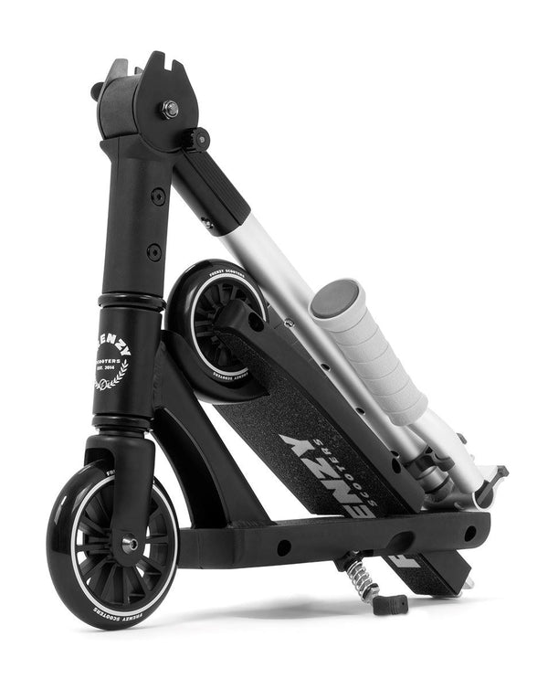 Frenzy Scooters 120mm Flex Recreational Scooter - Black / Silver - Skatewarehouse.co.uk