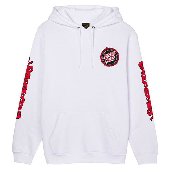 Santa Cruz Hood Screaming 50 Hood - White - Skatewarehouse.co.uk