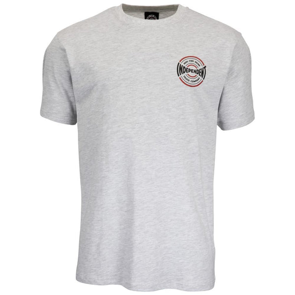 Independent T-Shirt SFG Span T-Shirt - Athletic Heather - Skatewarehouse.co.uk