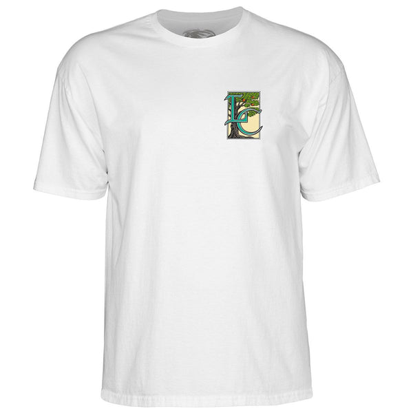 Powell-Peralta™ Lance Conklin Face Tee White - Skatewarehouse.co.uk