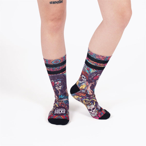 American Socks Día de los muertos - Mid High Socks