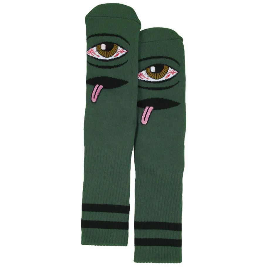 Toy Machine Bloodshot Eye Sock Forest