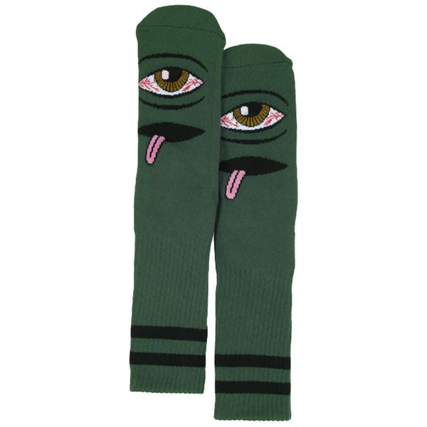 Toy Machine Bloodshot Eye Sock Forest