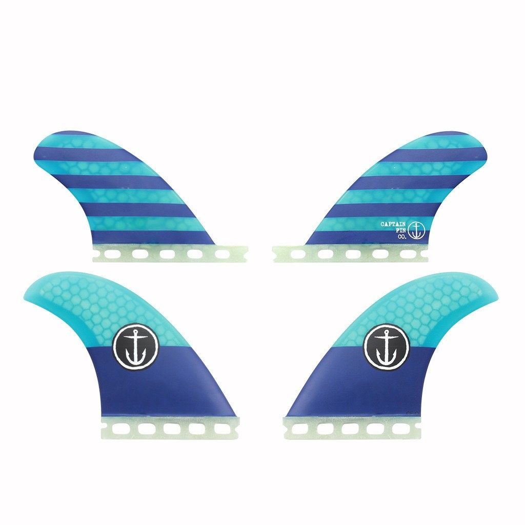 Captain Fin Co - CF Quad Classic - Medium / Large - Blue (Futures)