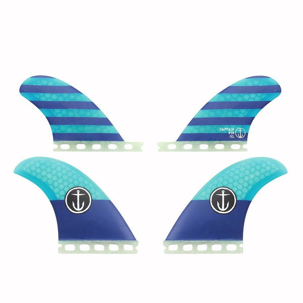 Captain Fin Co - CF Quad Classic - Medium / Large - Blue (Futures)