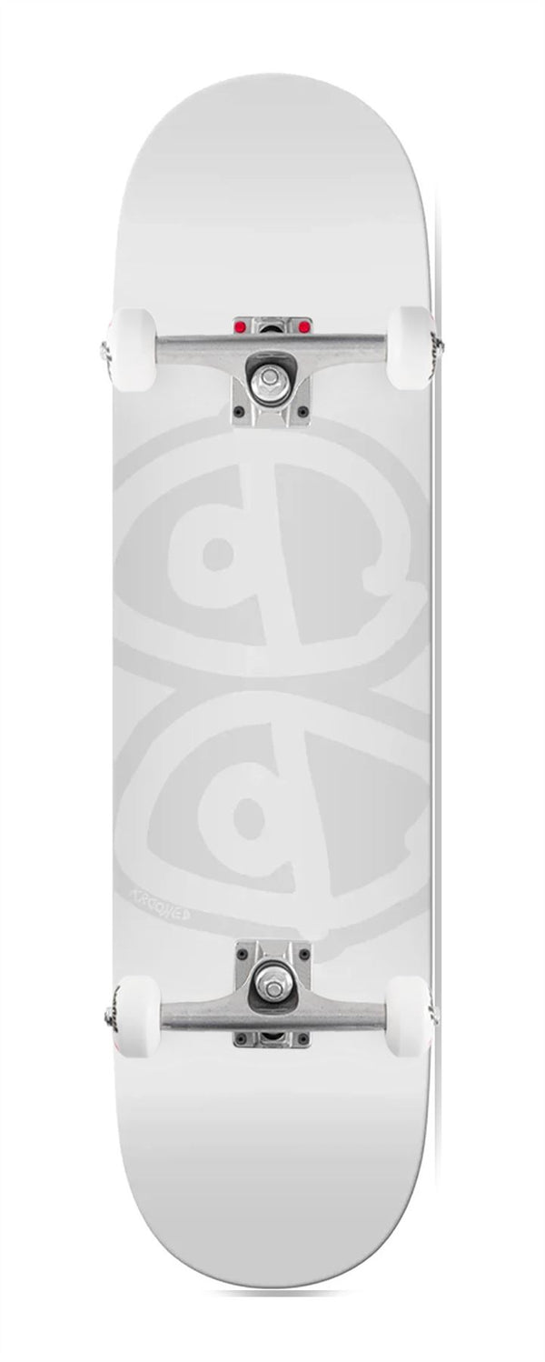Krooked Eyes White CN x Venom Custom Complete Skateboard - 8.06