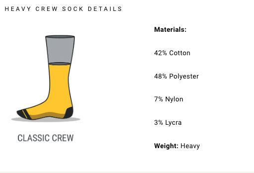 Merge4 Elephant Blue Bad Otis Classic Crew Socks - Skatewarehouse.co.uk