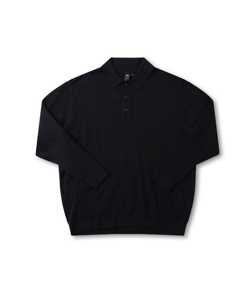 Former Franchise LS Knit Polo (Black) - M