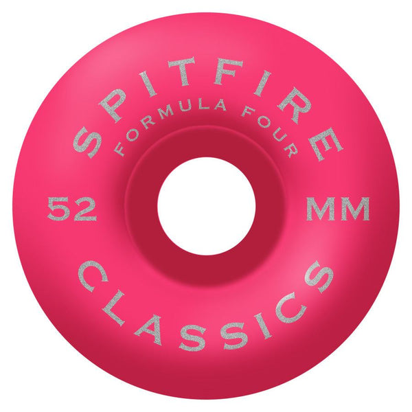 Spitfire F4 99Du Team Floral Classic  (Pink) Skateboard Wheels