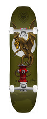 Powell Peralta Andy Anderson Hydrant 7-Ply Maple (Shape 311) Military Green x x Venom Custom Complete Skateboard - 8.45"