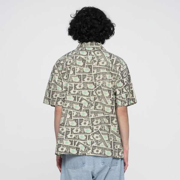 Santa Cruz Shirt Mako Dollar S/S Shirt - Bills - Skatewarehouse.co.uk