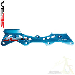 Seba '14 Deluxe Frame 243mm inc Axles / Spacers - Blue Accessories