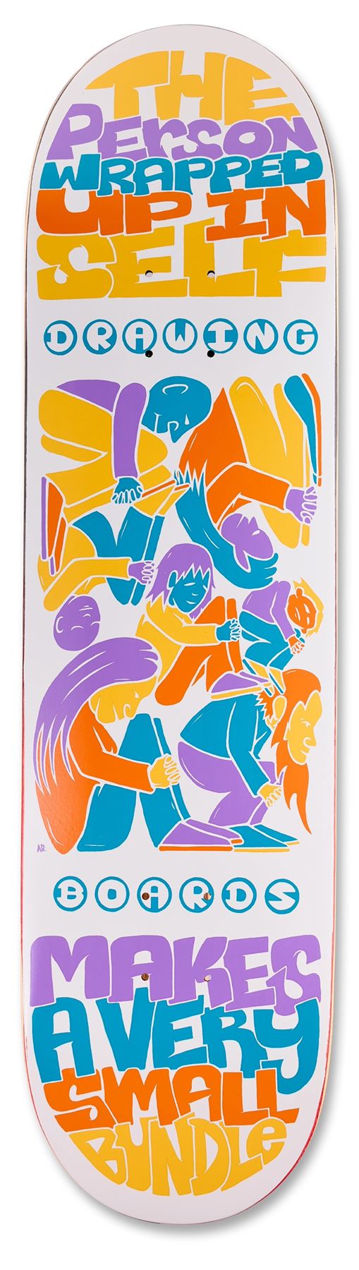 Drawing Boards Wabi-Sabi Series - Bundle (Grey) Skateboard Deck - 8.32