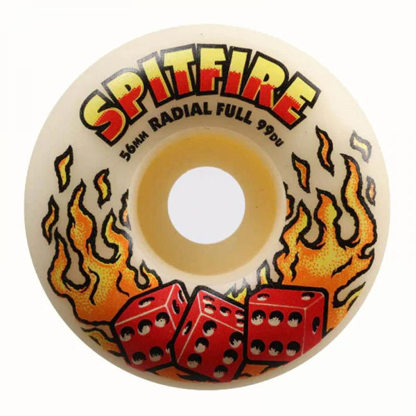 Spitfire Formula Four Skateboard Wheels F4 99 Hot Hand Radial Full - Natural - Skatewarehouse.co.uk