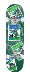 Habitat Postage Scatter Blue x 32.5" (WB 14.125") x Venom Custom Complete Skateboard - 8.5"