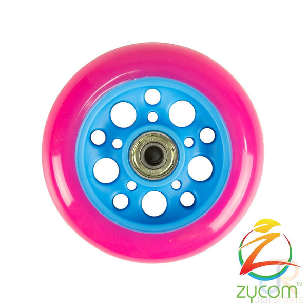 Zycom - 100mm Rear - Pink / Blue Scooter Wheels