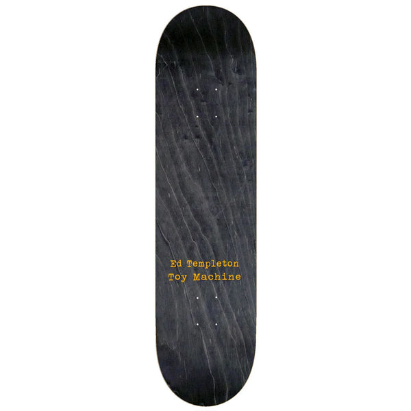 Toy Machine Ed Templeton 'Charred Cross' Skateboard Deck - 8.5