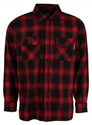 Independent Shirt Mission Shirt - Red Check - Skatewarehouse.co.uk