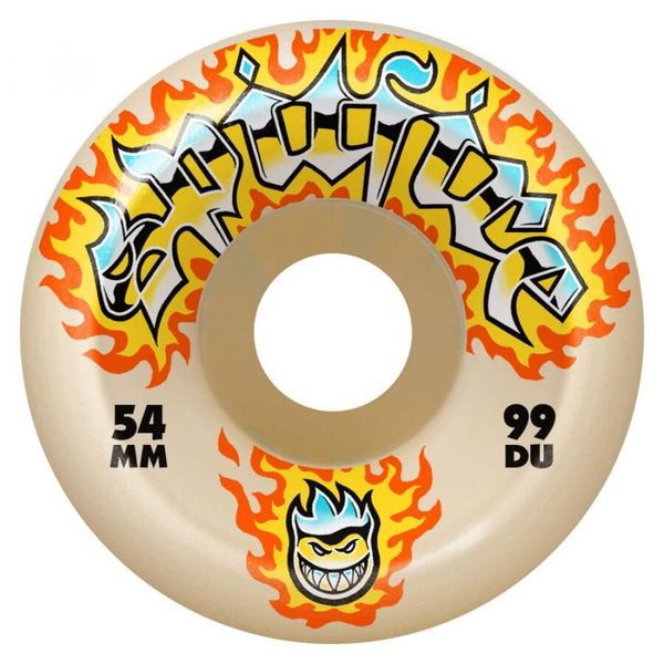 Spitfire Formula Four Skateboard Wheels 99 Chrome Venom - Natural - Skatewarehouse.co.uk