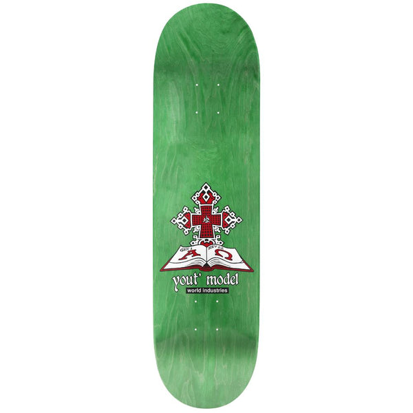 World Industries Jeff Hartsel Yout Model Popsicle Green Skateboard Deck - 8.5
