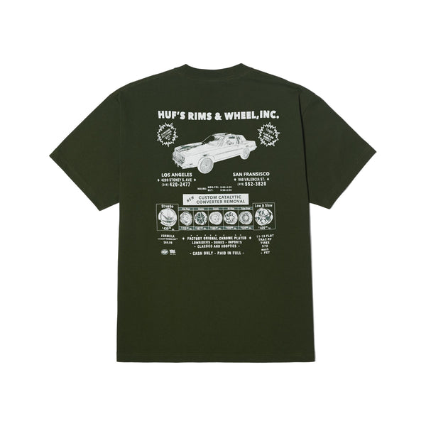 Rim & Wheel Inc S / S Tee (Hunter Green)