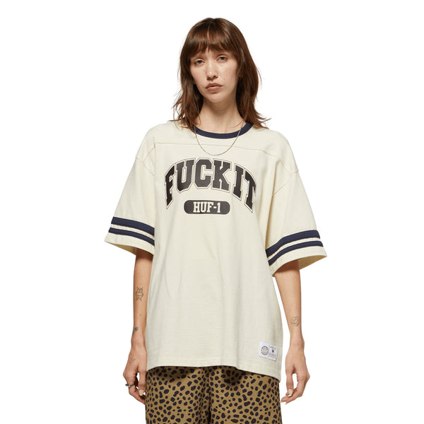HUF Fuck It Football Shirt (Ivory) - L