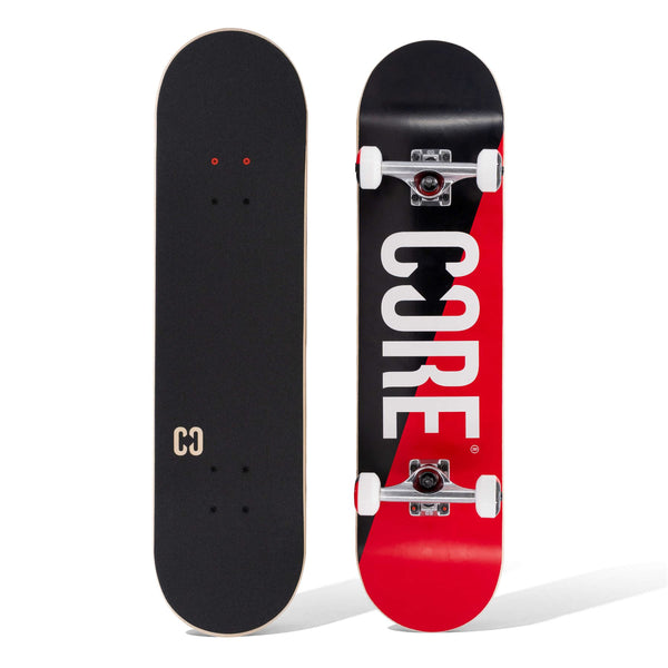 CORE C2 Split - Red / Black Complete Skateboard - 7.75