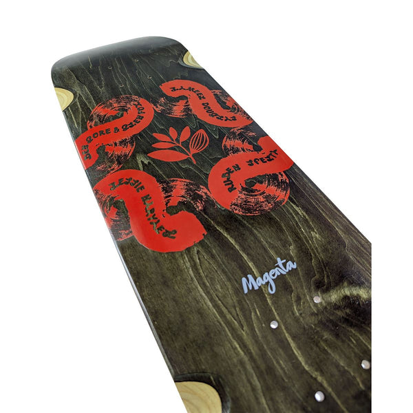 Magenta x Loophole Wheels Collab Skateboard Deck - 8.5