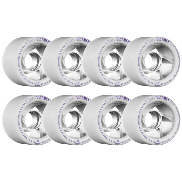 Rollerbones - Turbo Alu Hub White (8) - / 92a Skateboard Wheels - 62mm