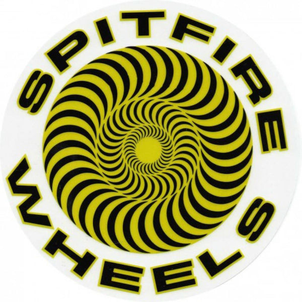 Spitfire Stickers Large Swirl (Single) - Skatewarehouse.co.uk