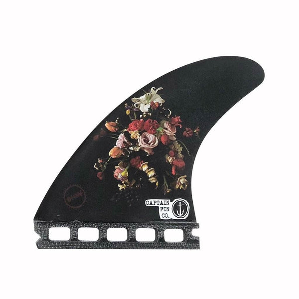 Captain Fin Co - Dion Agius Flowers Tri - Medium - Black (Futures) - M