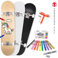 Venom Skateboards Complete Skateboard & Pens - 8.0"