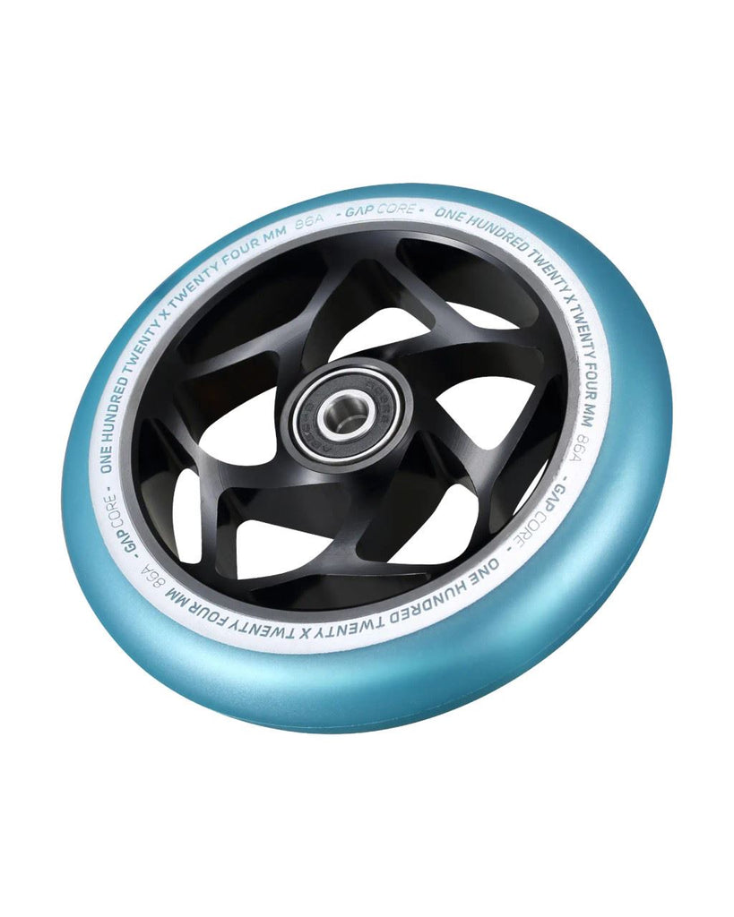 Blunt GAP CORE 120MM - Black / Teal Scooter Wheels