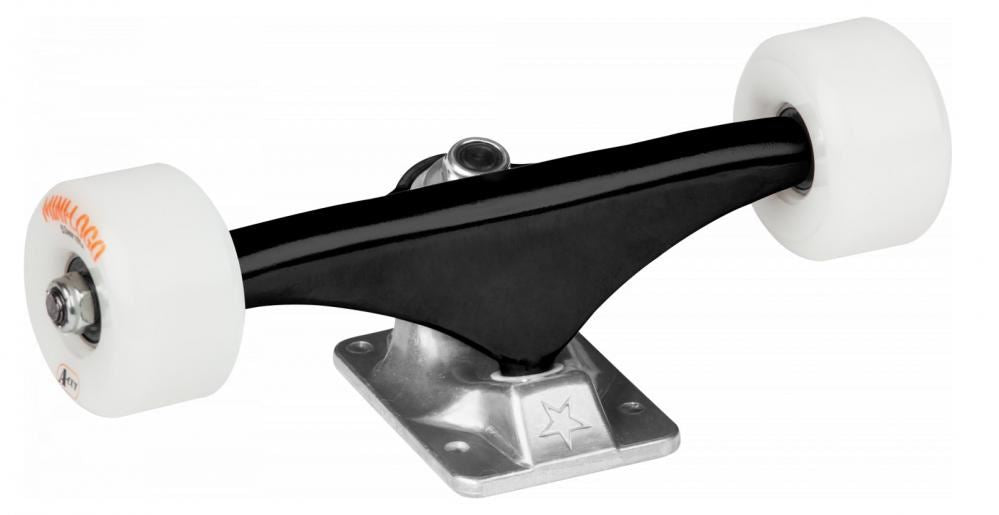 Mini Logo Truck 53mm Wheels Black/Raw Undercarriage Kit  - 7.13" - Skatewarehouse.co.uk