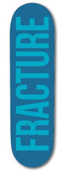 Fracture Fade Teal Skateboard Deck - 8.25"