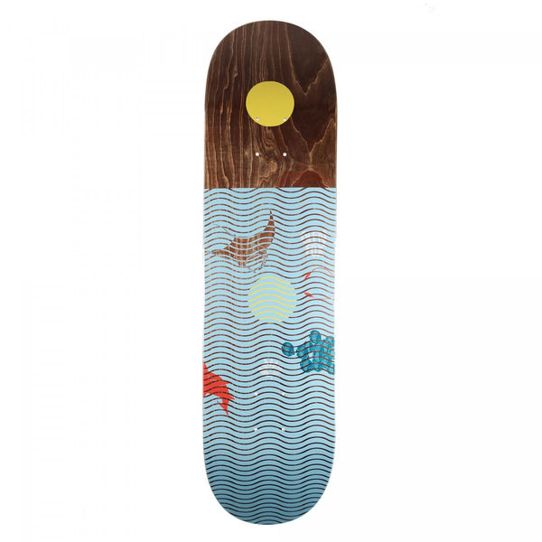 Magenta Glen Fox Deep Series Skateboard Deck - 8.0