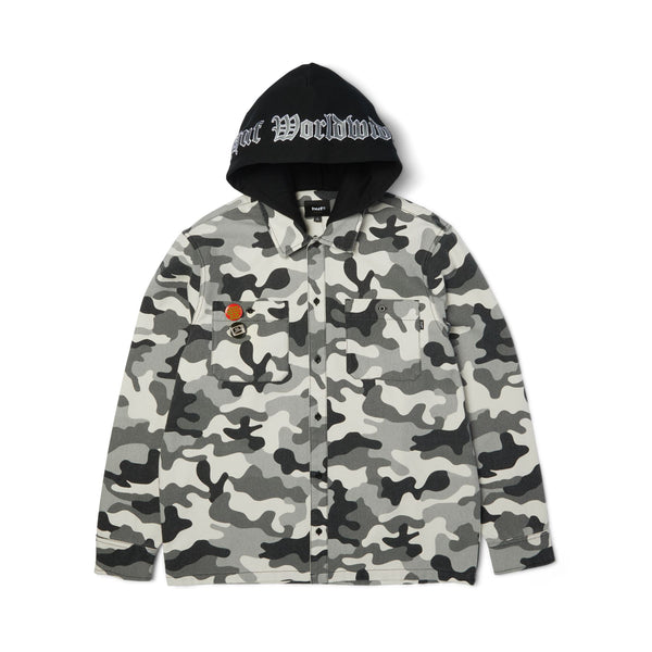 Olympia Camo Hooded Overshirt (Camo)