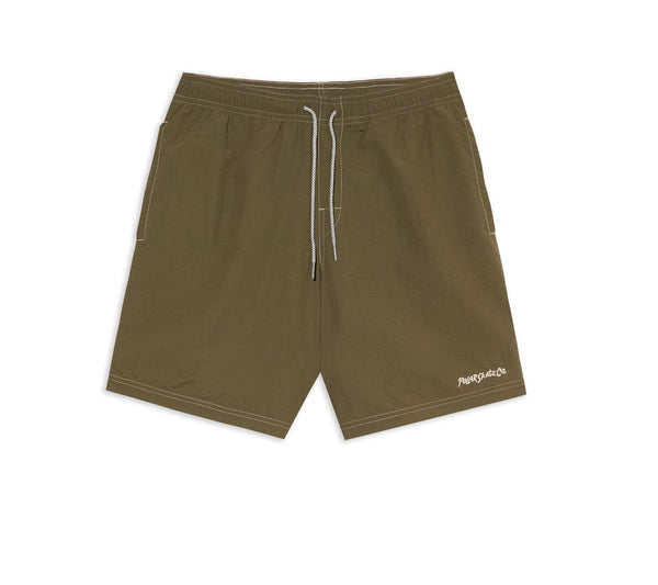 Polar Skate Co Ziggy Swim Shorts (Army Green) - XL