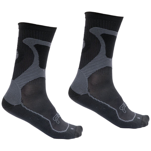 FR Skating Sports Socks - Black / Grey