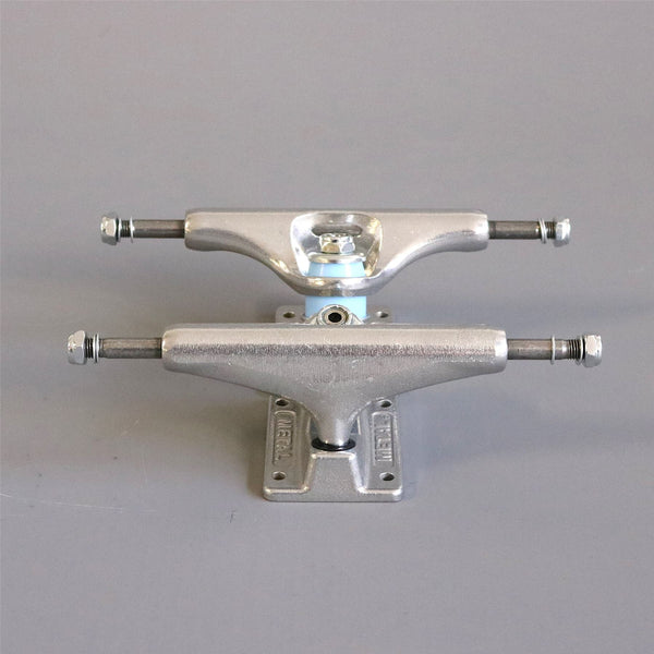 Picture Metal Custom Set (Silver OG) Skateboard Trucks - 5.0
